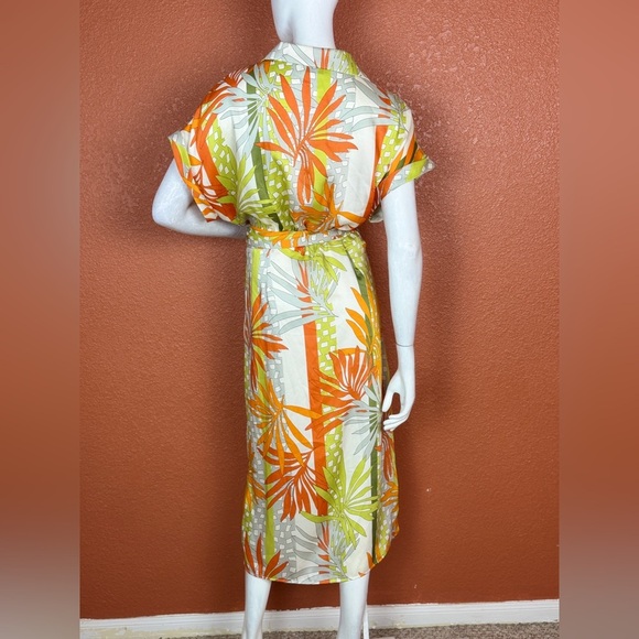 Dress Forum Los Angeles Tropical Print Maxi Dress Size Medium - Picture 7 of 17